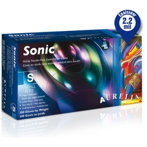 Gants Nitrile jetables Aurelia Sonic