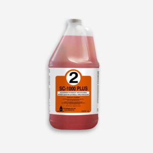 Détergent liquide SC-1000 Plus rouge 4L pour lave-vaisselle eau dure.