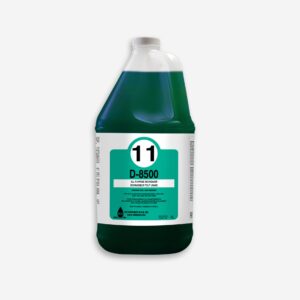 Bouteille de dégraisseur D-8500 4L vert alcalin pour usage professionnel.