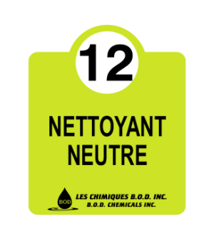 #12 NEUTRAL 500 + NETTOYANT TOUT USAGE 4L