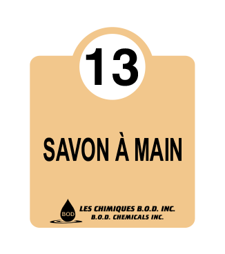 #13 BOD-FOAM SAVON A MAINS MOUSSE EN POCHETTE 6X800ML