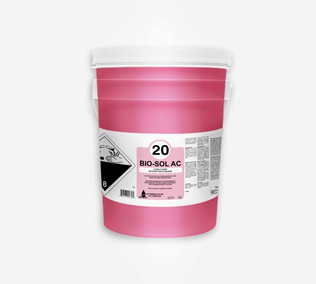 #20 BIOSOLAC NETT.ACIDE PLANCHER 20L