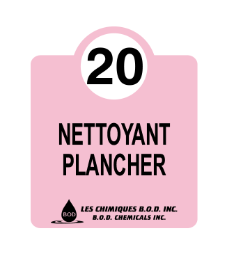 #20 BIOSOLAC NETT.ACIDE PLANCHER 20L