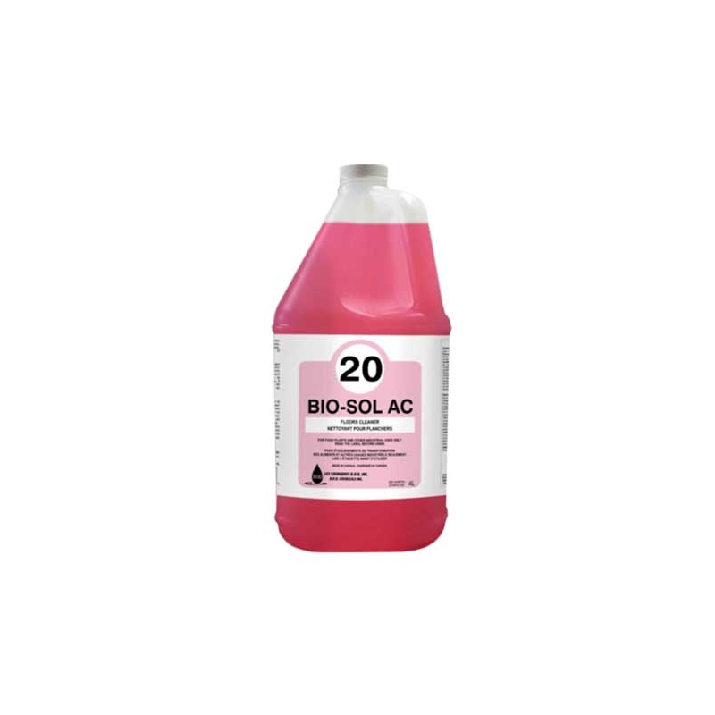#20 BIOSOLAC NETTOYANT ACIDE/ PLANCHER 4L