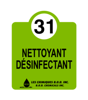 #31 NEUTRA QUAT NET. ASSAINISSANT DÉSINFECTANT NEUTRE 4L