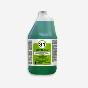 Bouteille 4L Neutra-Quat #31 désinfectant neutre assainissant vert.