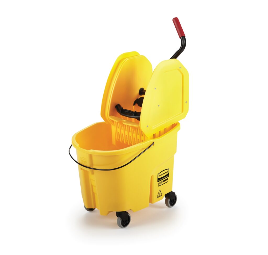 SEAU ESSOREUSE RUBBERMAID JAUNE 35PTE DESCENDANT