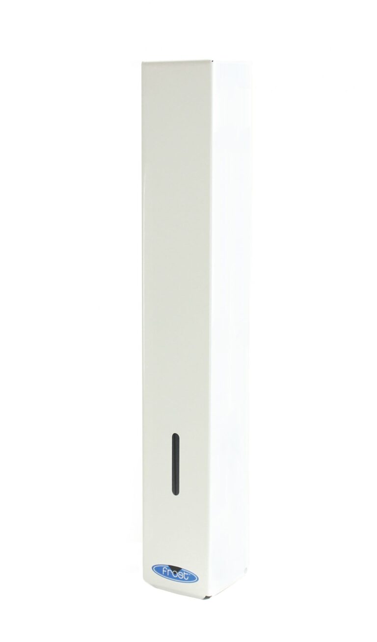 DISTRIBUTRICE A VERRE CONIQUE FROST 185 MÉTAL BLANC