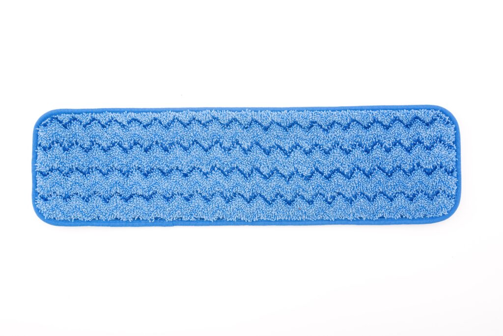 FLAT MOP Q410 EN MICROFIBRE BLEUE 18''