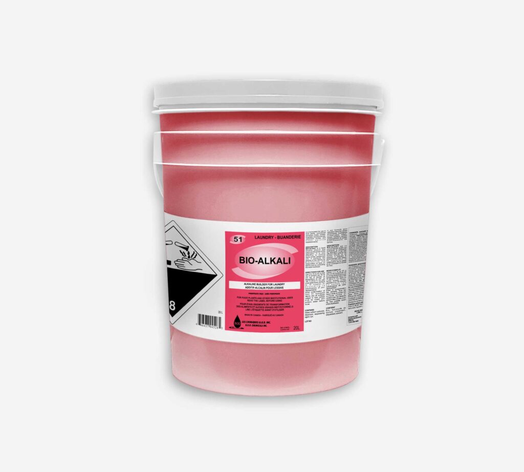 #51 BIO-ALKALI ADDITIF ALKALIN LESSIVE POUR LE GRAS-20L
