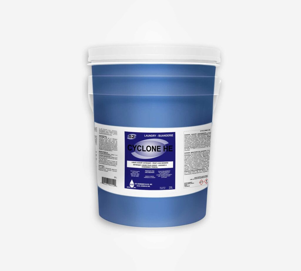 #52 HE CYCLONE DETERGENT LESSIVE 20L