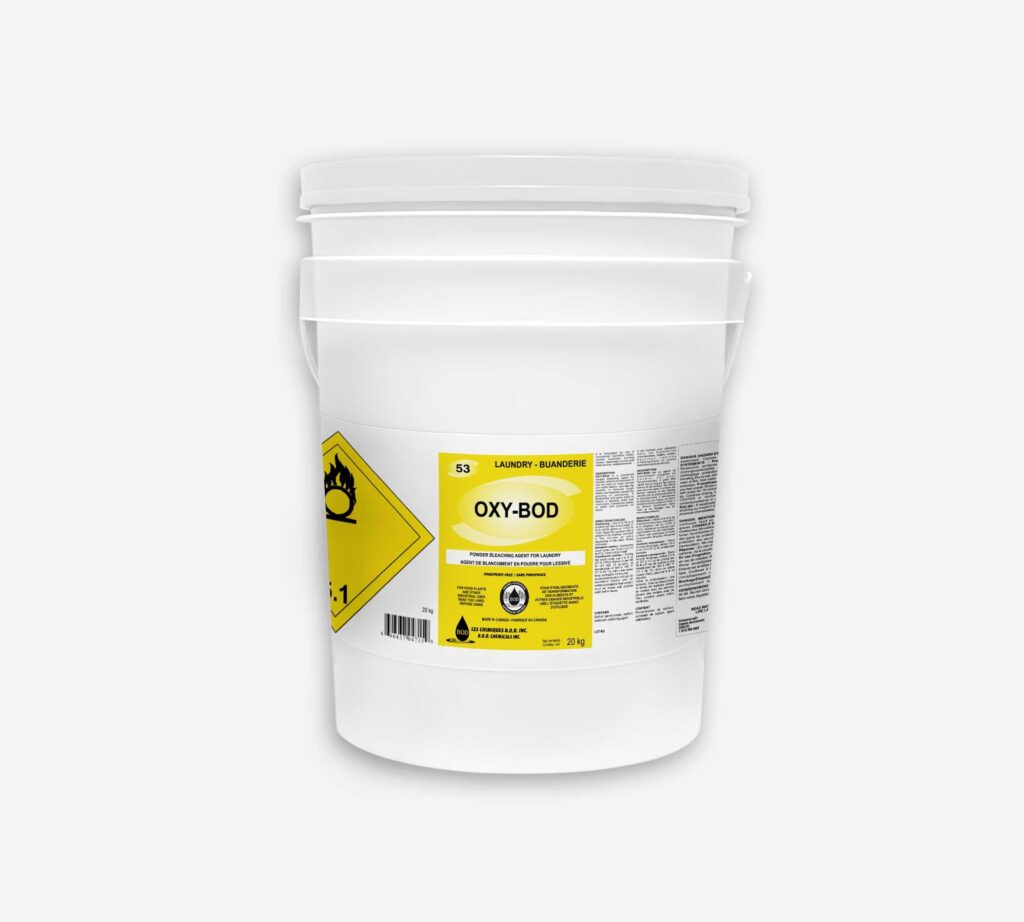 #53 OXY-BOD POUDRE, BLANC, SANS ODEUR, OXYGÉNÉ ENVIRO 20KG