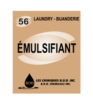 #56 ÉMULSI-ONE POUR LESSIVE ULTRA CONCENTRÉ 55L