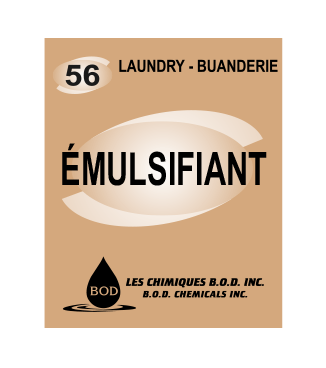 #56 ÉMULSI-ONE POUR LESSIVE ULTRA CONCENTRÉ 55L