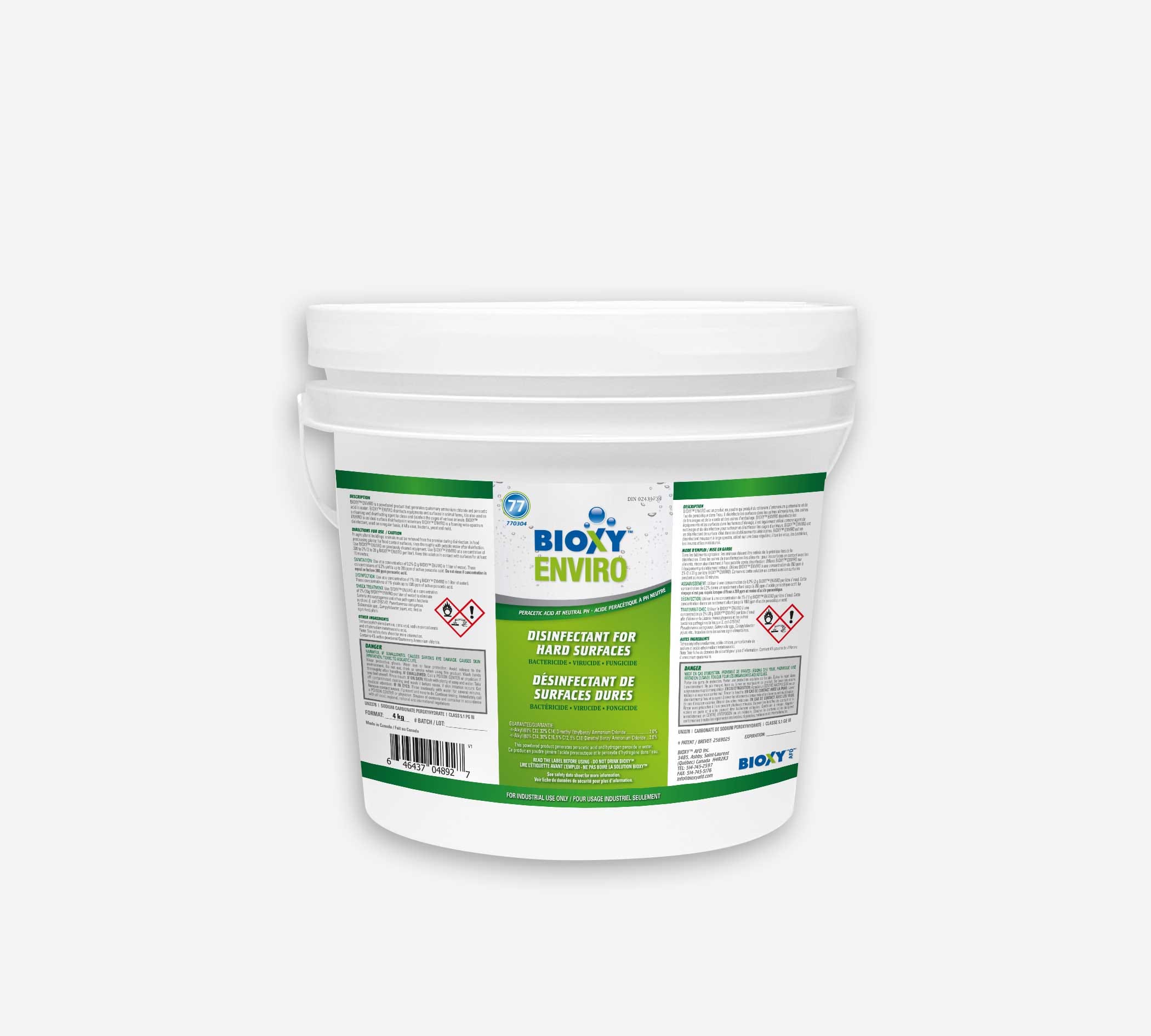 Photo produit : BIOXY ENVIRO AGRICULTURE BACT.FONG.VIRU. 20KG — Sani Express