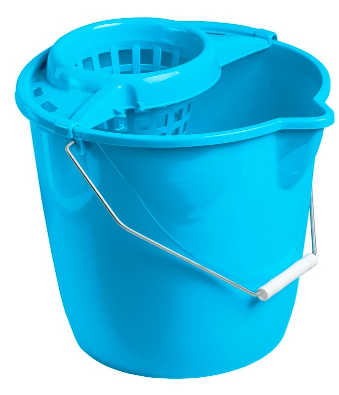 SEAU BLEU AVEC POIGNÉE 12L