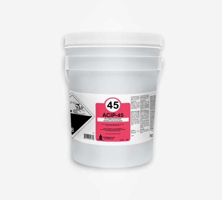 ACIP-45 #45 DÉTERGENT ACIDE NON MOUSSANT 20L