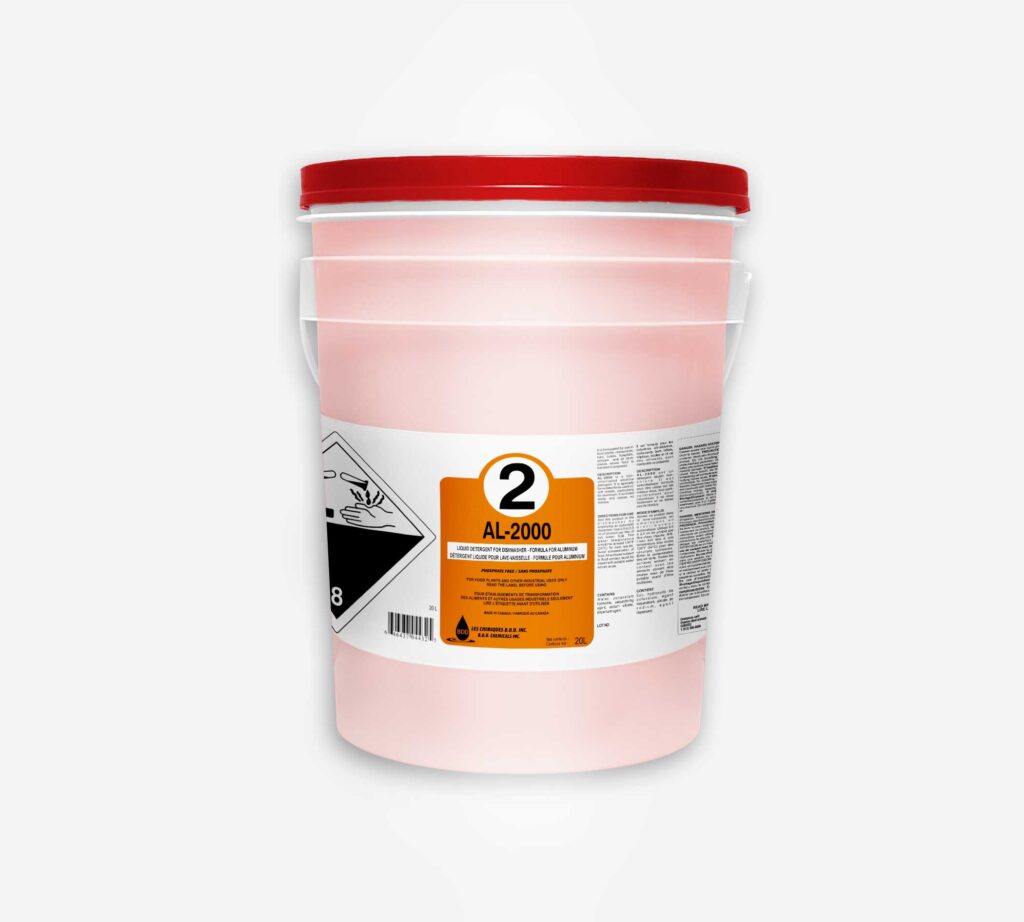 AL2000 DÉTERGENT MÉTAUX MOUX (ALUMINIUM) 20L