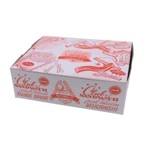 BOITE A CLUB (MET POUR EMPORTER) 8X6.5X2.5 (250/BTE)