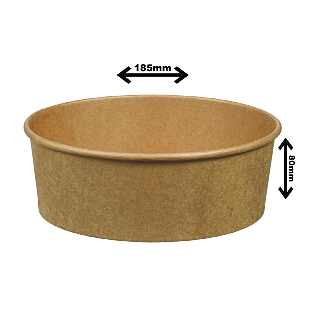 BOL EN CARTON KRAFT 44OZ (7.3"X2.8") 300/BTE (4-002771)