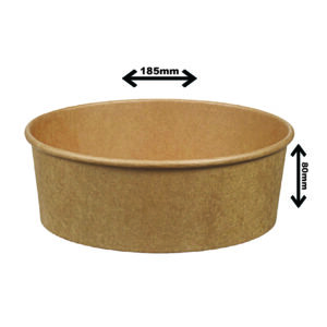 BOL EN CARTON KRAFT 44OZ (7.3"X2.8") 300/BTE (4-002771)