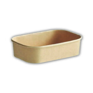 BOL EN CARTON RECTANGULAIRE KRAFT 17OZ 300/CSE