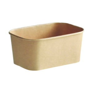 BOL EN CARTON RECTANGULAIRE KRAFT 34OZ 300/CSE