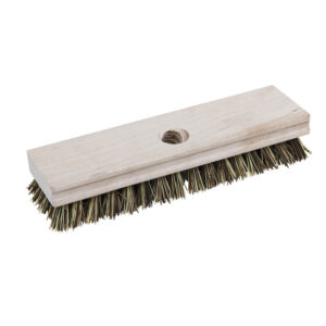 BROSSE A RECURER EN FIBRE BLANCHE FILETÉ(PLASTIQUE) 8PO