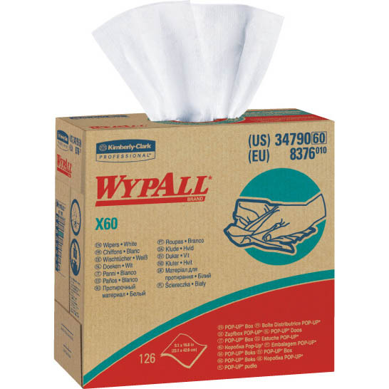 CHIFFON BLANC WYPALL L40 CENTER PULL 2X200 FEUILLES