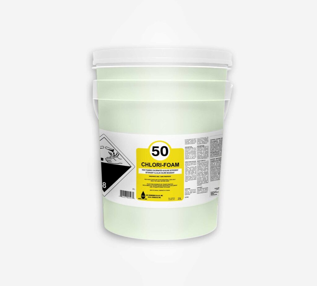 CHLORI-FOAM DÉTERGENT ALCALIN-CHLORÉ #50 20L