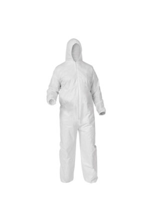 COMBINAISON DE PROTECTION AVEC CAPUCHE BLANC LARGE