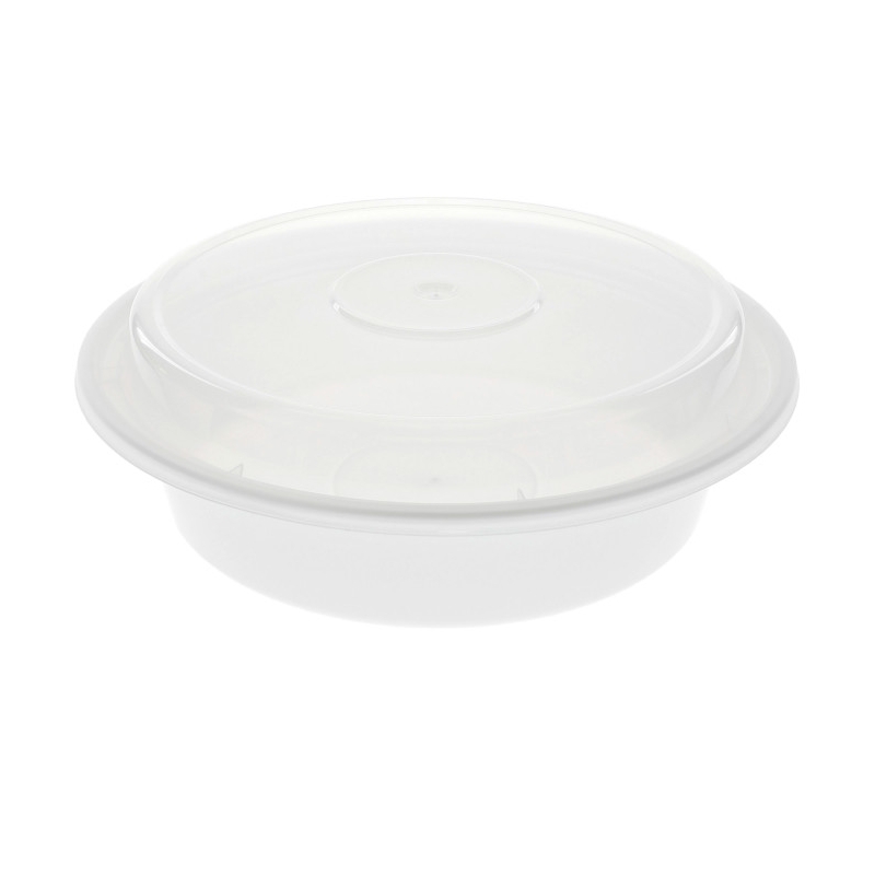 COMBO CONTENANT DELI BLANC ROND BLANC 24OZ 150/CSE