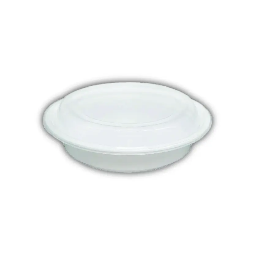 COMBO CONTENANT DELI BLANC ROND BLANC 24OZ 150/CSE