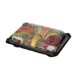 CONTENANT A SUSHI 10"X7.5"X1.6" (26CMX19CMX4.5CM) 200/BTE