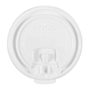 COUVERCLE À LANGUETTE 10OZ BLANC SOLO