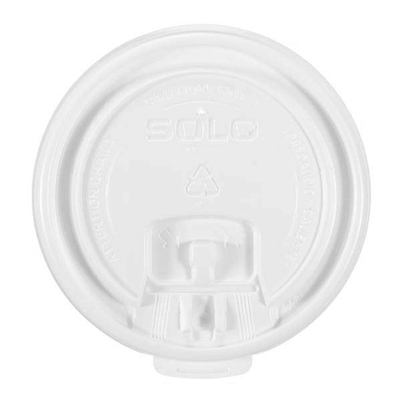 COUVERCLE À LANGUETTE 10OZ BLANC SOLO