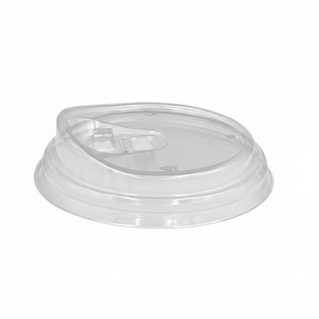 COUVERCLE BEC CLAIR EN PLASTIQUE RECYCLABE 12-24OZ (1000/CS)
