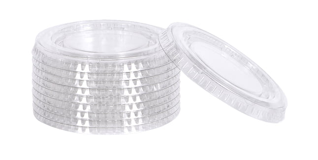 COUVERCLE RECYCLABE POUR CUP A SAUCE 0.75-1OZ (20X125)