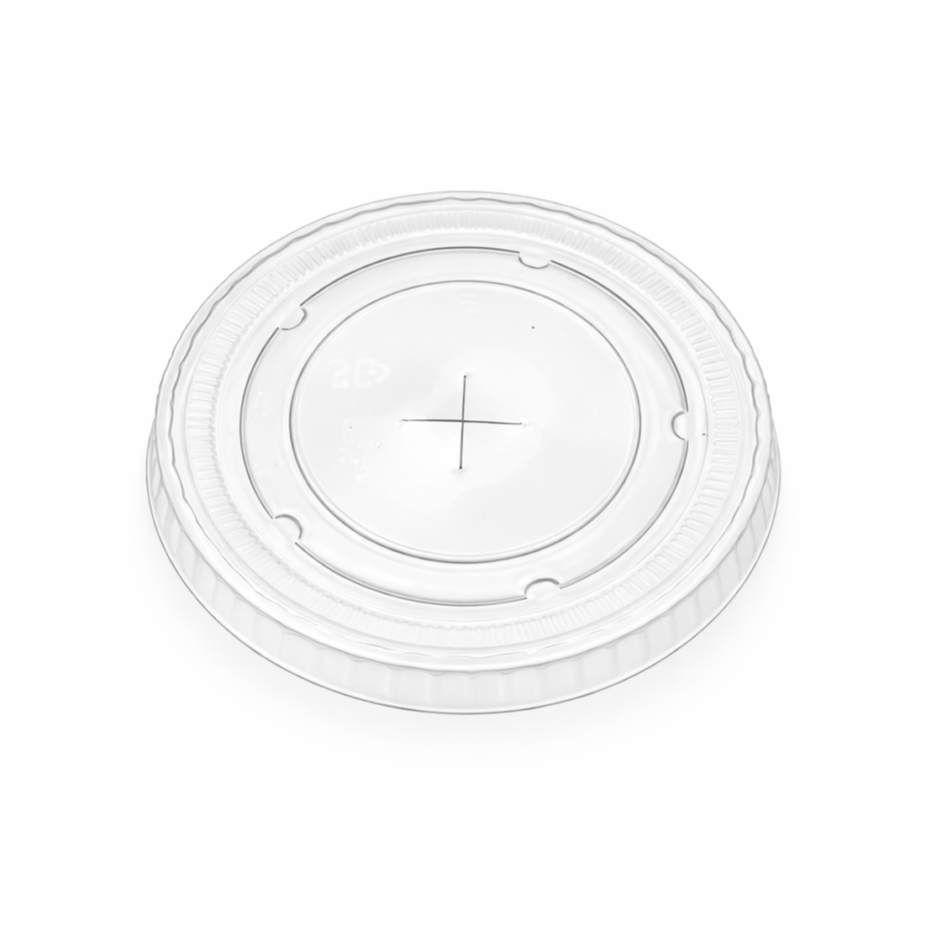 COUVERCLE RECYCLABE POUR CUP A SAUCE 3.25-4-5.5OZ (20X125)
