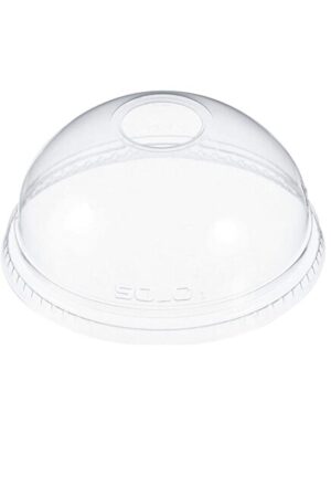 COUVERCLE STYLE DOME PLASTIQUE RECYCLABE 12-24OZ (1000/CSE)