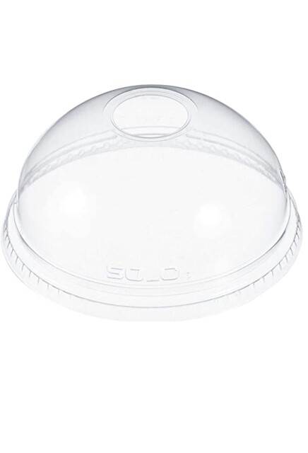 COUVERCLE STYLE DOME PLASTIQUE RECYCLABE 12-24OZ (1000/CSE)