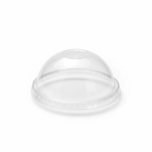 COUVERCLE STYLE DOME PLASTIQUE RECYCLABE 8-10OZ (1000/CSE)
