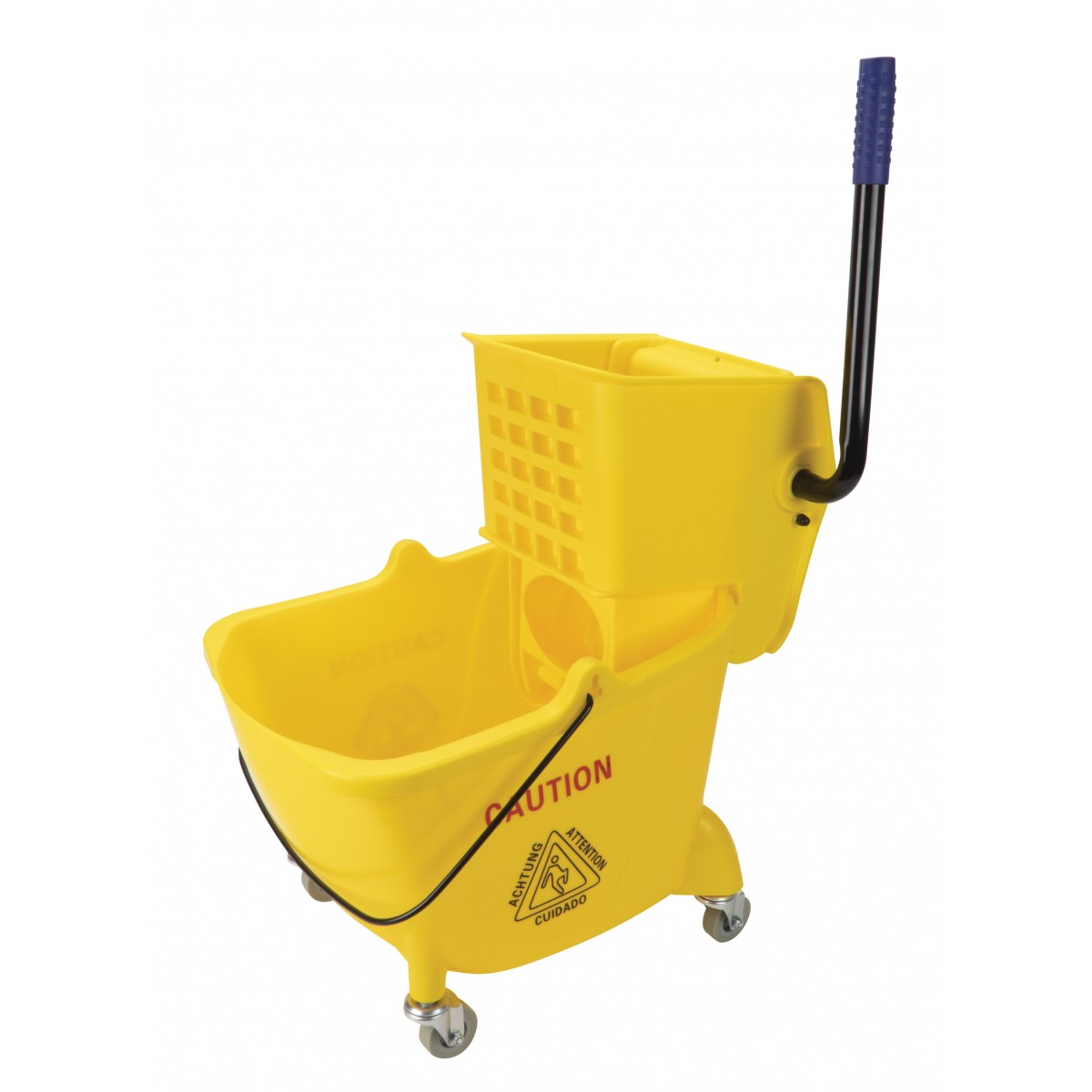 ESSOREUSE LATÉRALE JAUNE POUR SEAU GRIZZLY