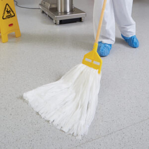 FLAT MOP Q411 RUBBERMAID BLEU 24PO