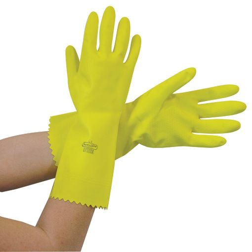 GANTS DE MENAGE JAUNE GRAND