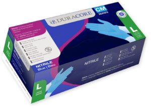 GANTS NITRILE 3.2MIL SÉRIE CM BLEU LARGE 100/BTE (CM3604)