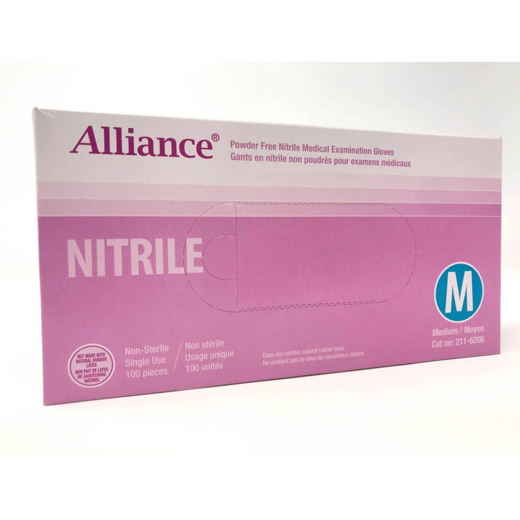 GANTS NITRILE 3.7MIL E-SERIES 100/BTE X-LARGE (E2940)