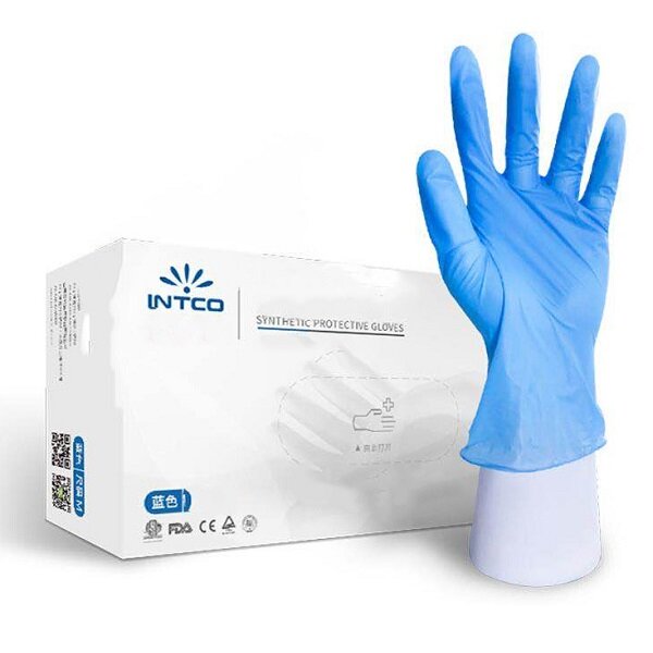 GANTS NITRILE BLEU 5MIL S-SERIES 100/BTE SMALL (S5202)