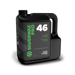 Bidon 4 L Silwax Pro 46, compound de polissage auto, étiquette verte/blanche, emballage pratique.