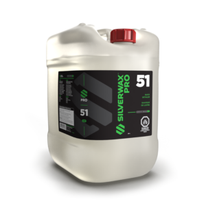 Bidon plastique 20L SILVERWAX PRO 51 Quick Detailer, entretien carrosserie, poignée pratique.